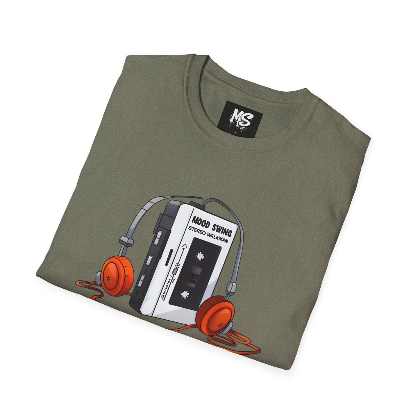 "Walkman Waves" Unisex Softstyle T-Shirt