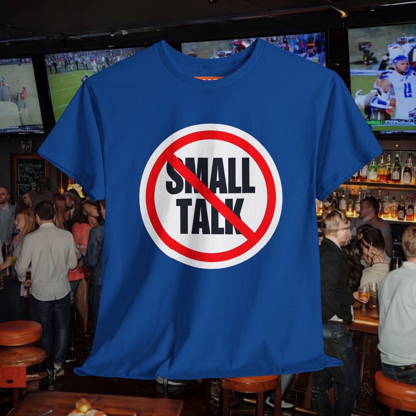 No Small Talk Unisex Heavy Cotton Tee - Casual Statement T-Shirt