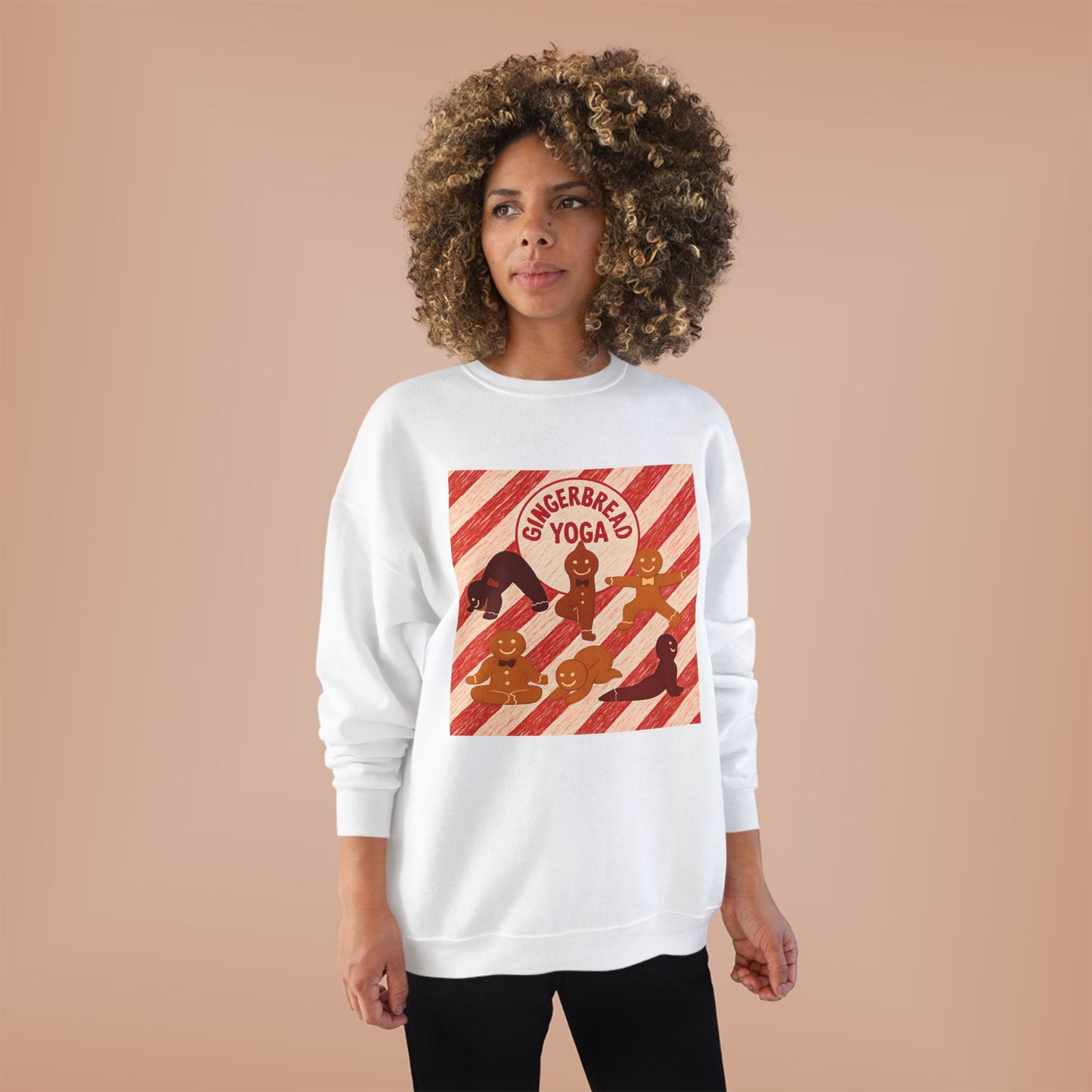 Gingerbread Yoga Crewneck Sweatshirt