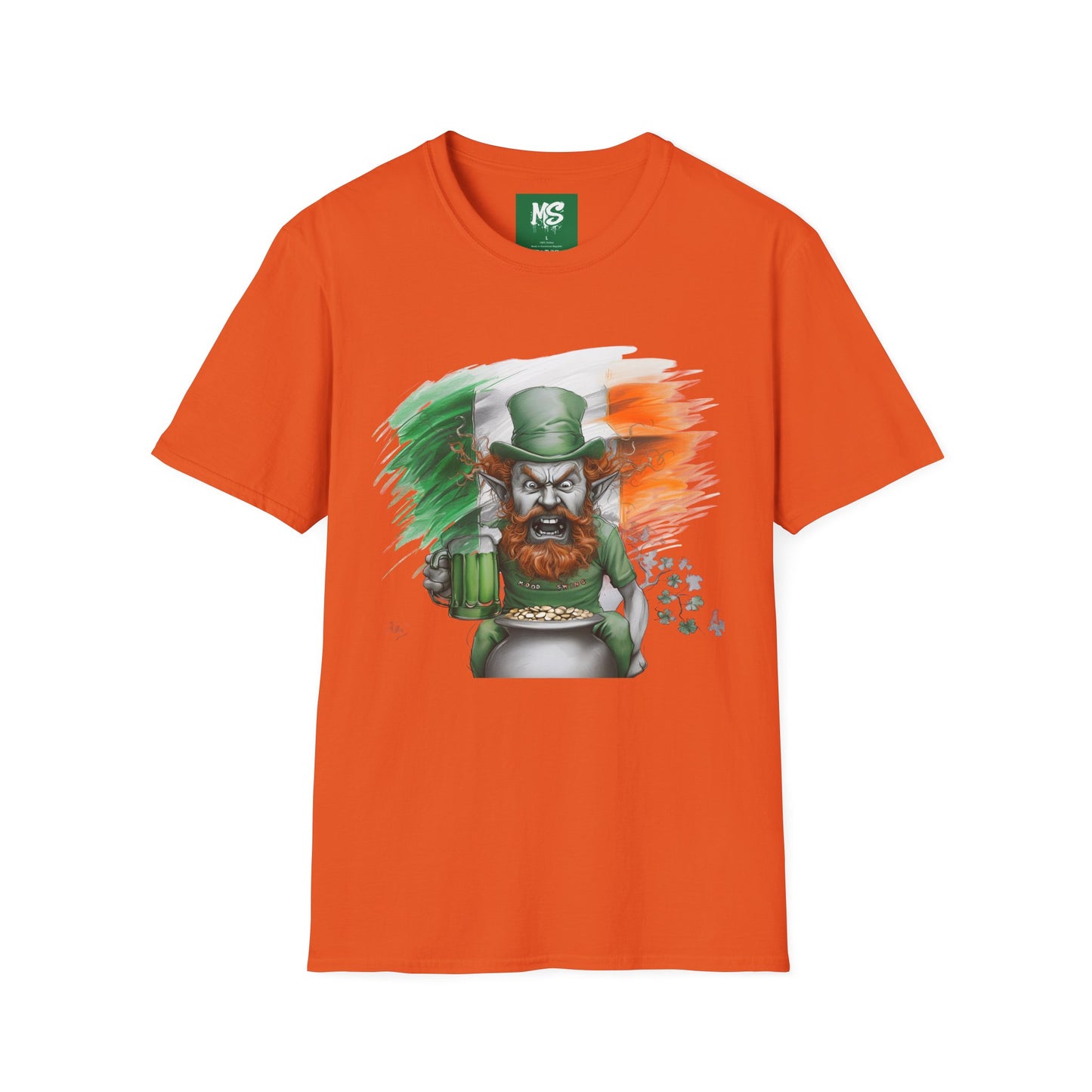 St. Patrick's Day Irish Leprechaun T-Shirt - Unisex Softstyle Tee