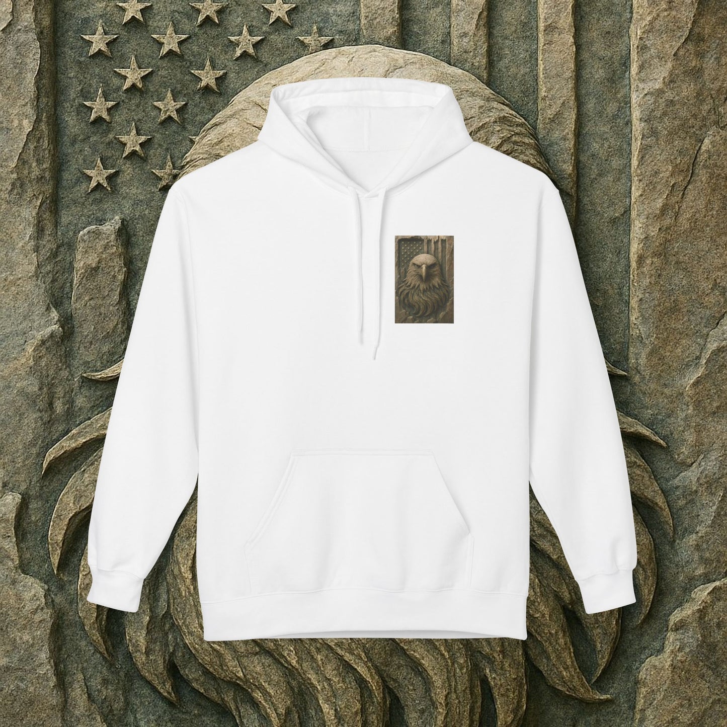 Freedom Eagle, USA, Cozy Animal Print Hoodie, Perfect for Everyday Wear, Gifts for Animal Lovers, Casual Outfits, Outdoor Adventures