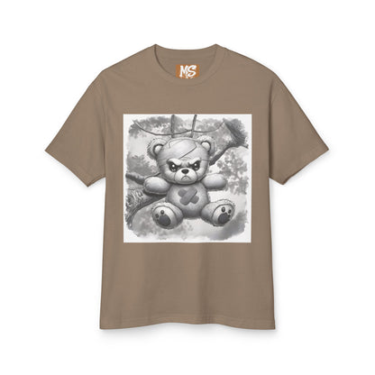 "Bandaged Bear II" Unisex Garment-Dyed Heavyweight Cotton Tee