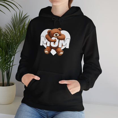 Cozy Mum Hoodie with Cute Bear Design