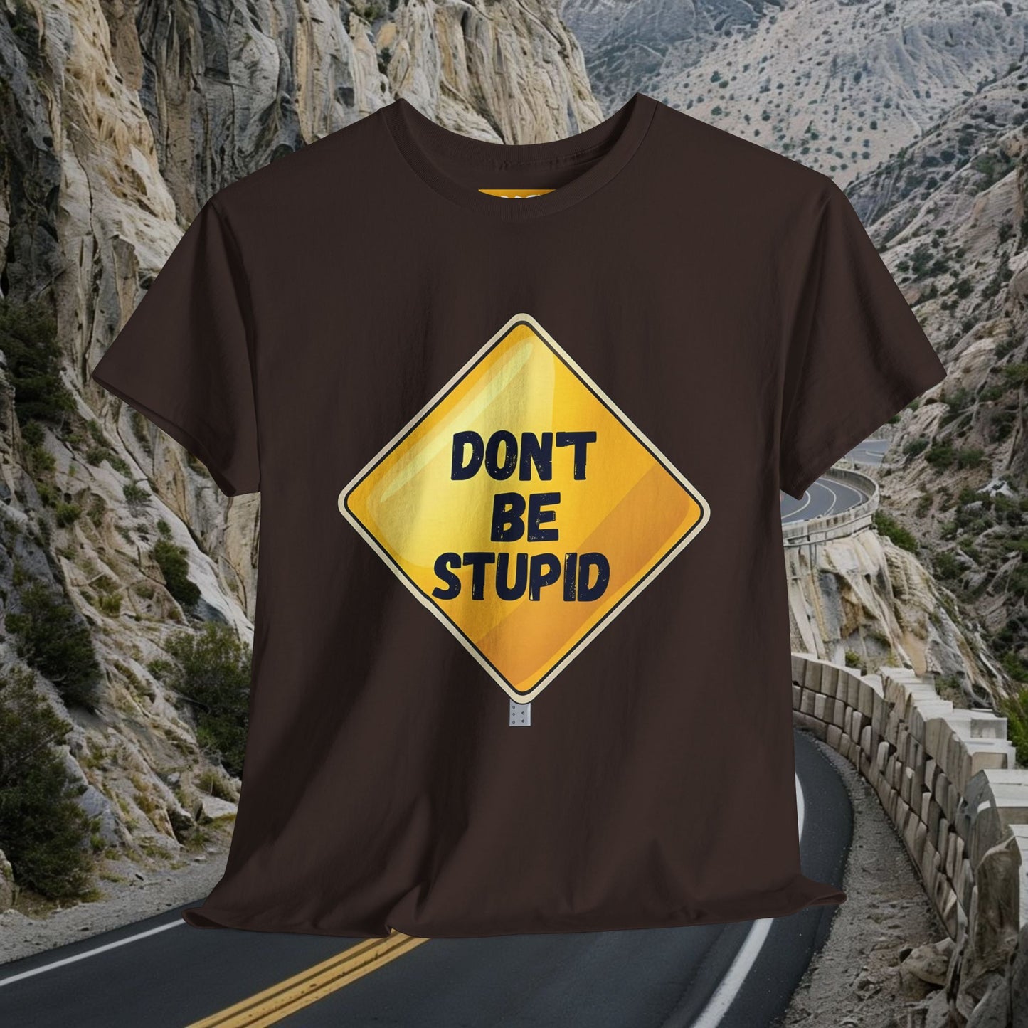 'Don't Be Stupid' Quirky Graphic Shirt