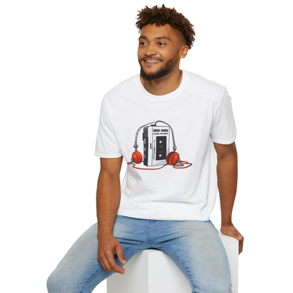 "Walkman Waves" Unisex Softstyle T-Shirt