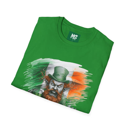 St. Patrick's Day Irish Leprechaun T-Shirt - Unisex Softstyle Tee