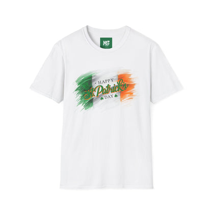 Irish Flag Brushstroke Unisex Softstyle T-Shirt