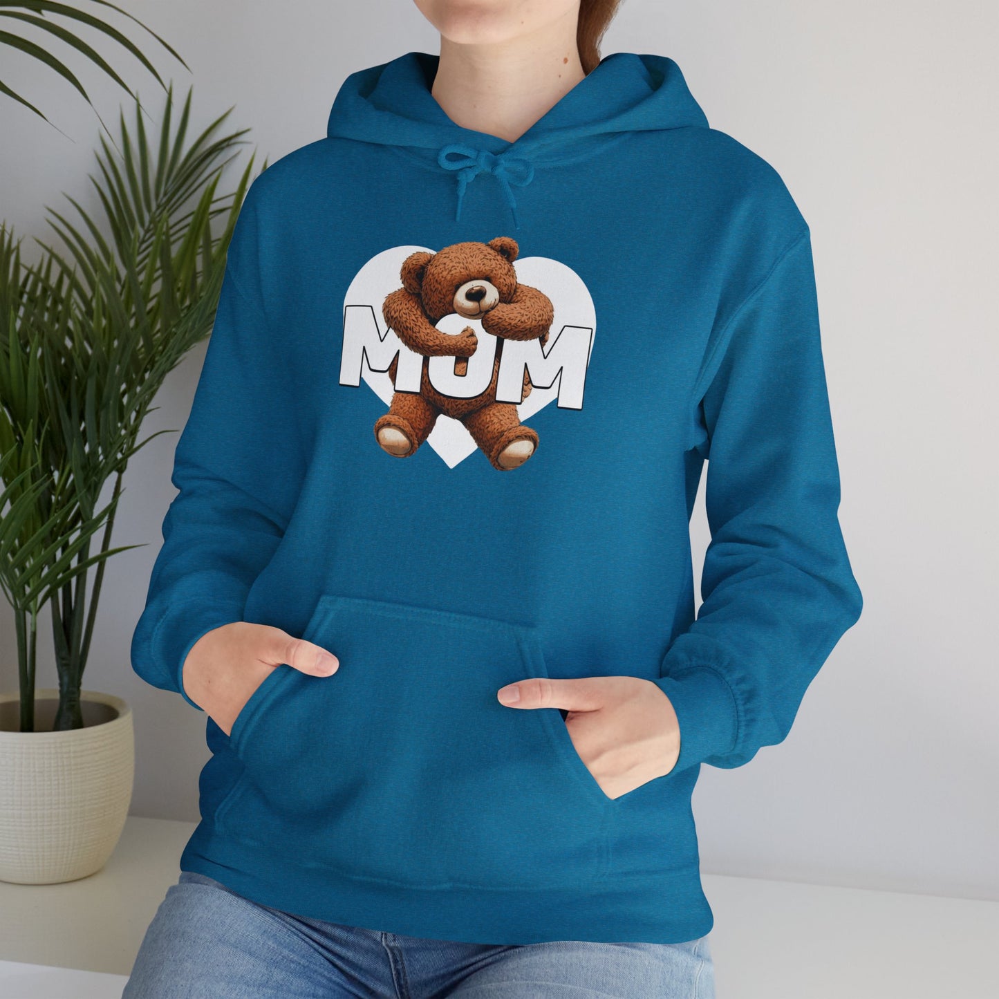 Cozy Mum Hoodie with Cute Bear Design