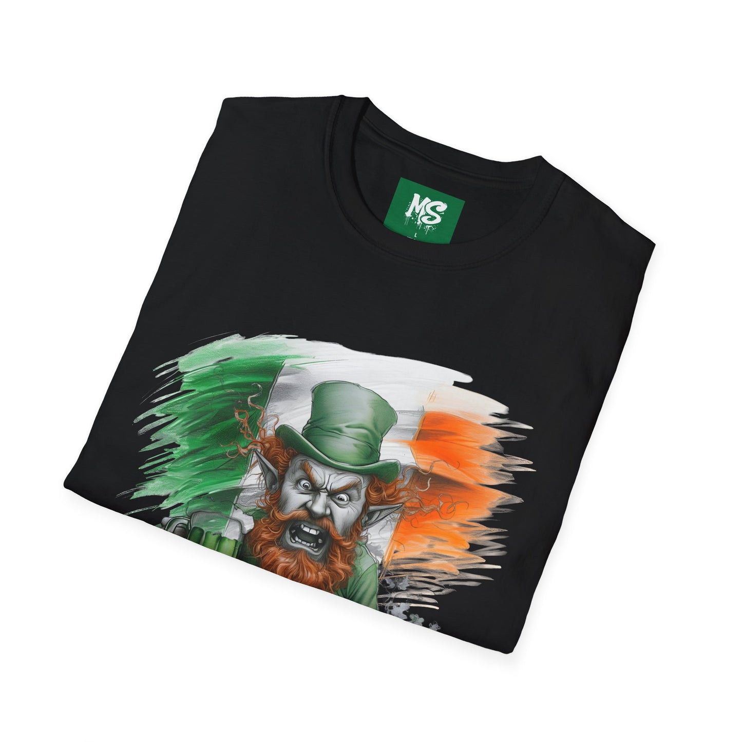 St. Patrick's Day Irish Leprechaun T-Shirt - Unisex Softstyle Tee