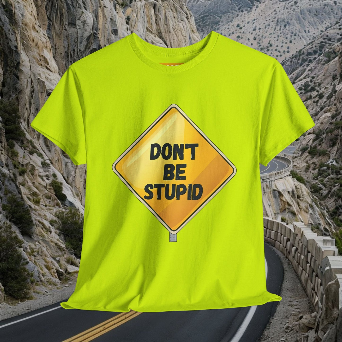 'Don't Be Stupid' Quirky Graphic Shirt