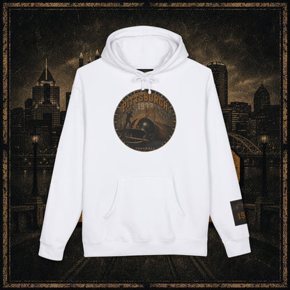 Pittsburgh Vintage Helmet Hoodie — Retro City Football Pullover