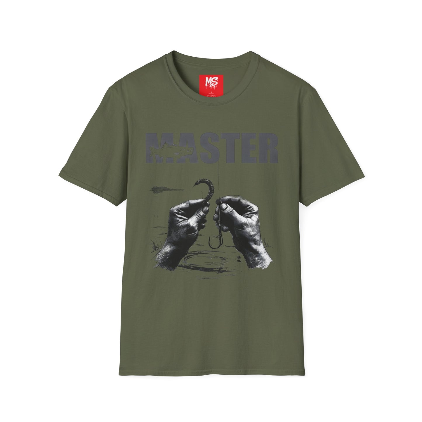 Master Fishing "Master Baiter" Unisex Softstyle T-Shirt - Perfect for Anglers