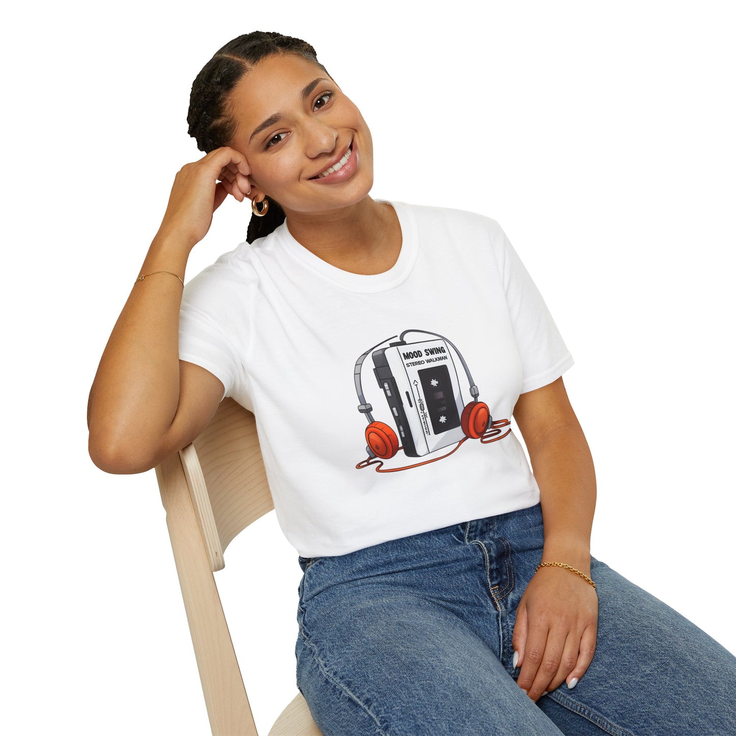 "Walkman Waves" Unisex Softstyle T-Shirt