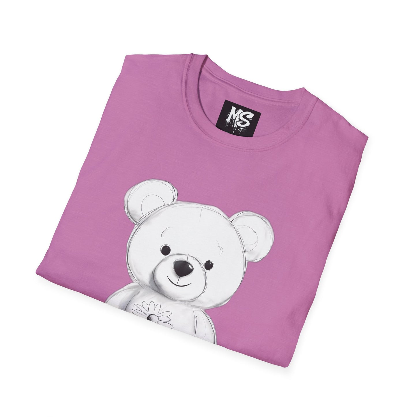 " Teddy Daisy" Unisex Softstyle T-Shirt
