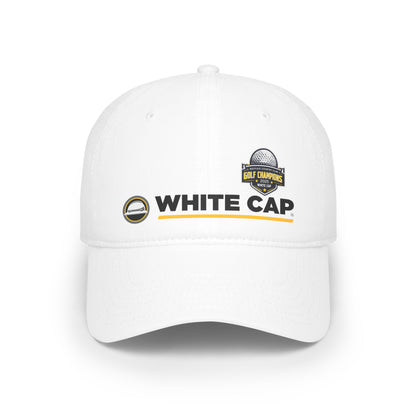 Stylish White Baseball Cap - Perfect for Golf Lovers