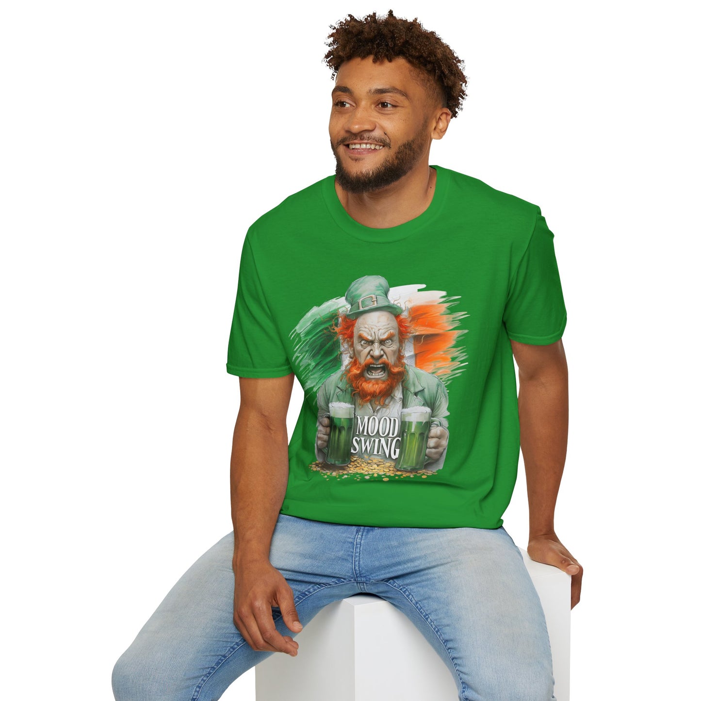 St. Patrick's Day Mood Swing Unisex Softstyle T-Shirt