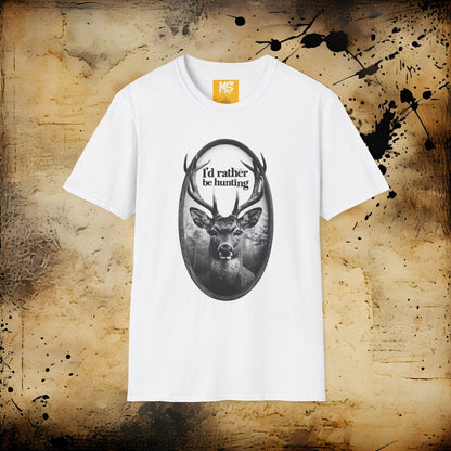 I'd Rather Be Hunting Unisex Softstyle T-Shirt