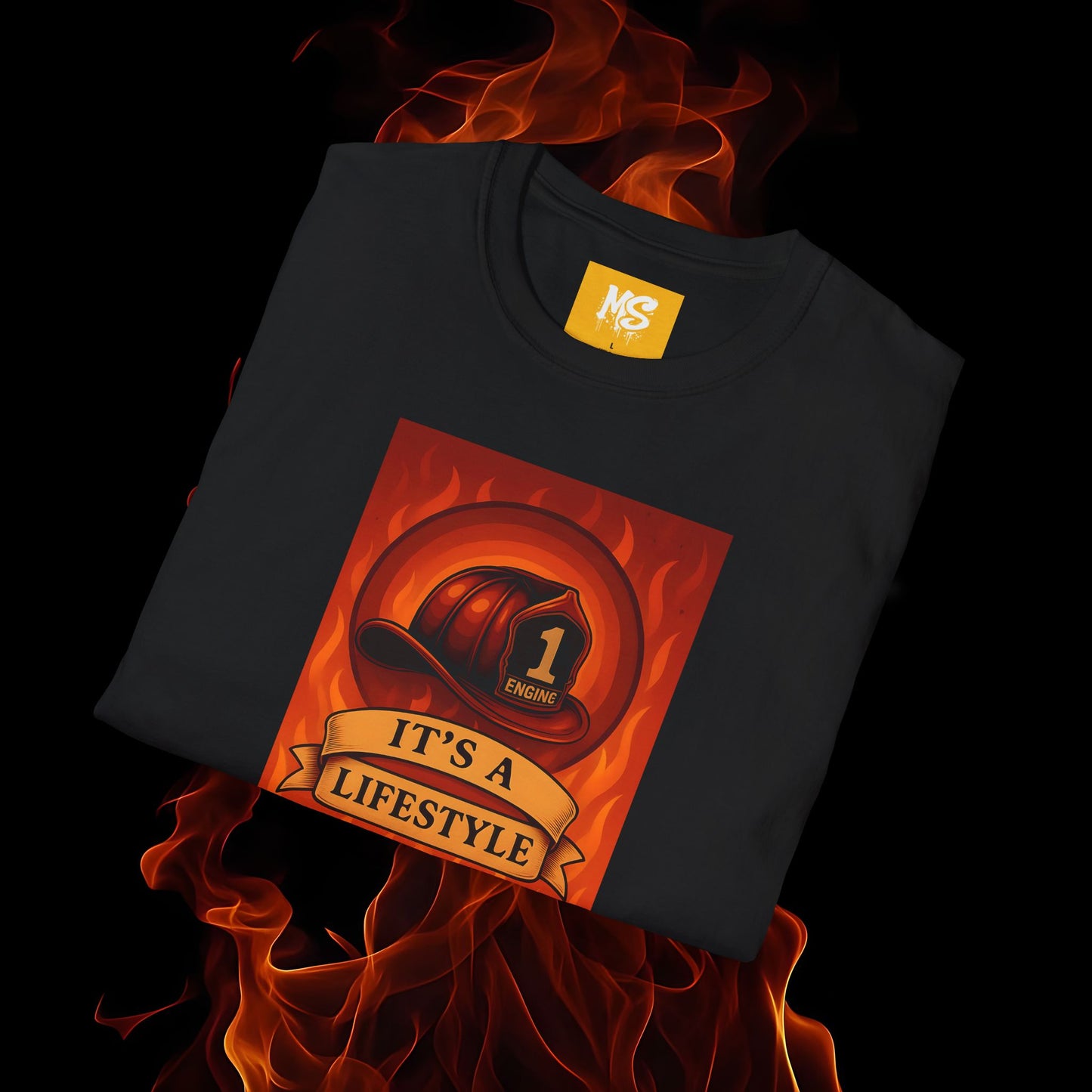 Firefighter Lifestyle T-Shirt, Cool Firefighter Tee, Unisex Graphic Shirt, Perfect Gift for Firefighters, Casual Wear, Firefighter Apparel