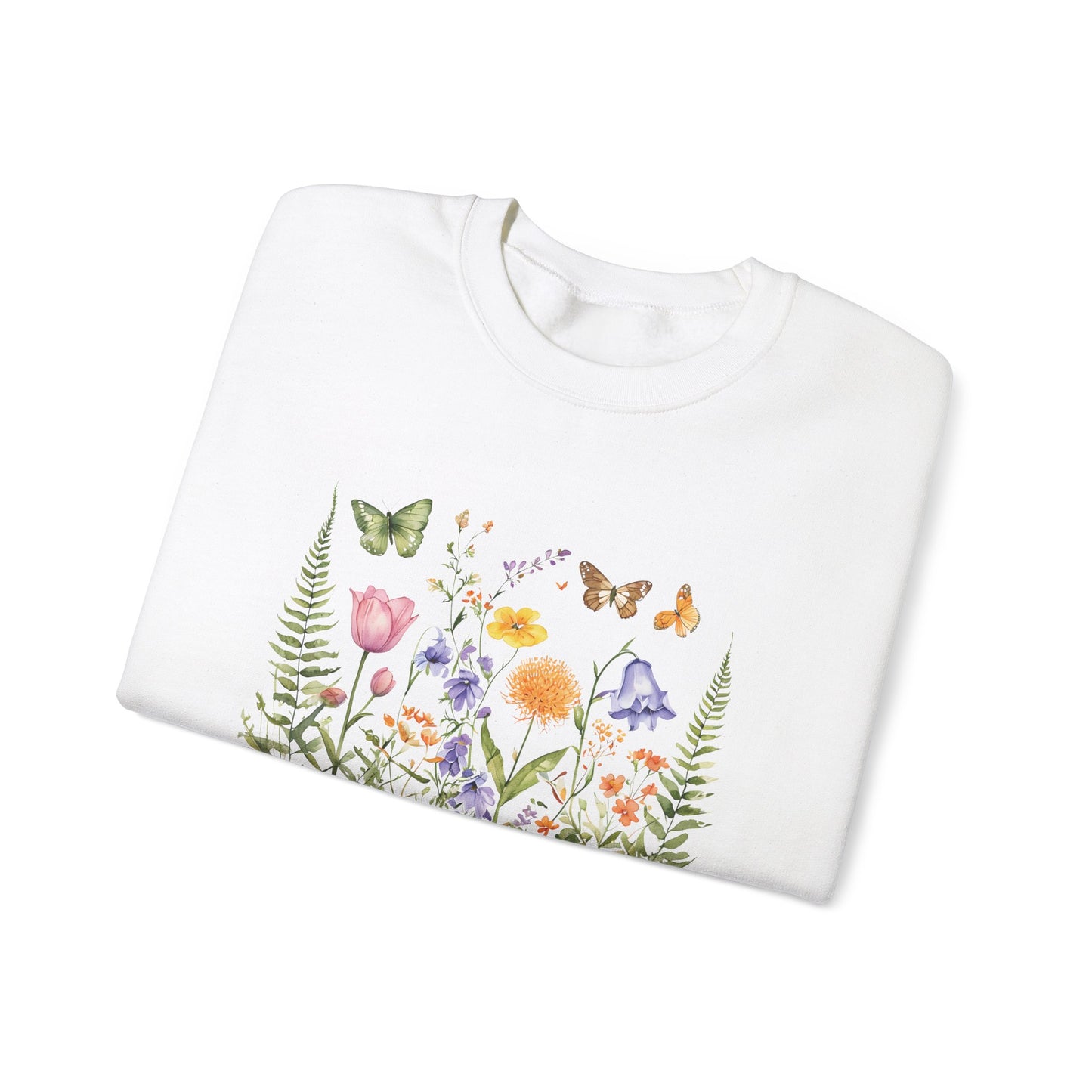 "Wildflower Whimsy" Unisex Heavy Blend™ Crewneck Sweatshirt