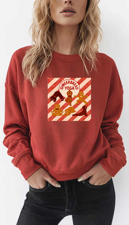 Gingerbread Yoga Crewneck Sweatshirt