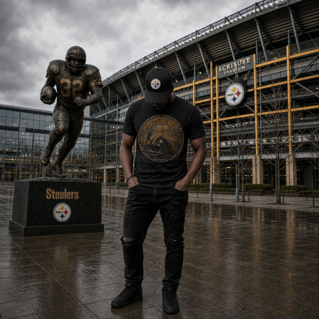 Pittsburgh Vintage Helmet Graphic T-Shirt