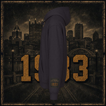 Pittsburgh Vintage Helmet Hoodie — Retro City Football Pullover