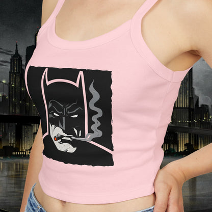 Batman Graphic Women's Spaghetti Strap Tank Top - Stylish & Comfort Fit for Fans