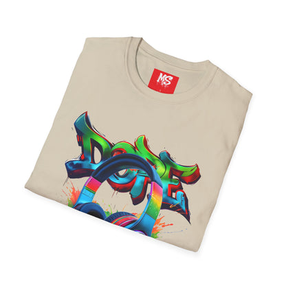 Vibrant DJ Graffiti T-Shirt for Music Lovers