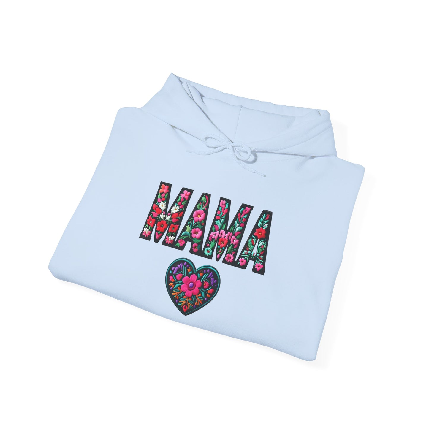 Floral Mama Hoodie - Cozy Unisex Heavy Blend™ Sweatshirt for Moms