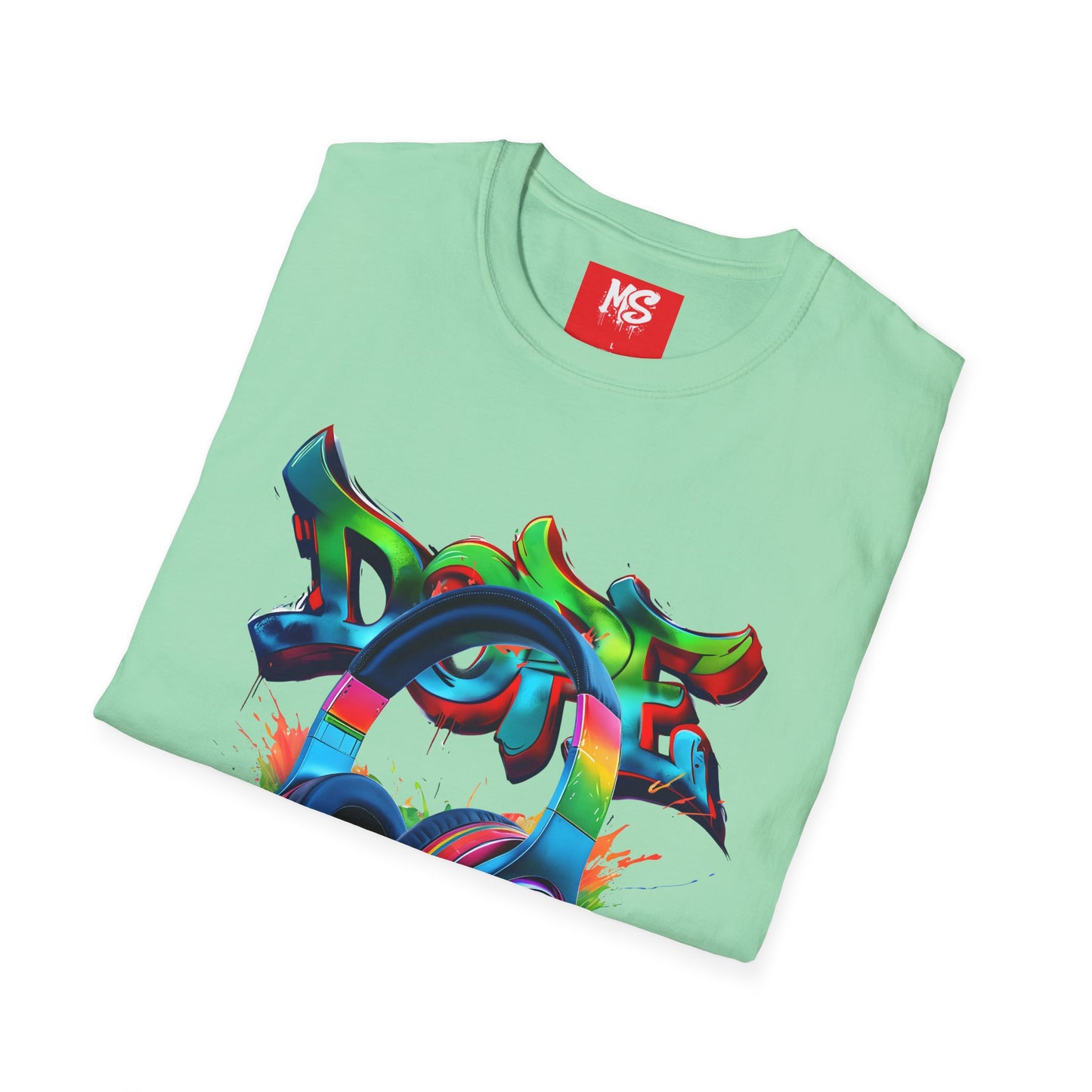 Vibrant DJ Graffiti T-Shirt for Music Lovers