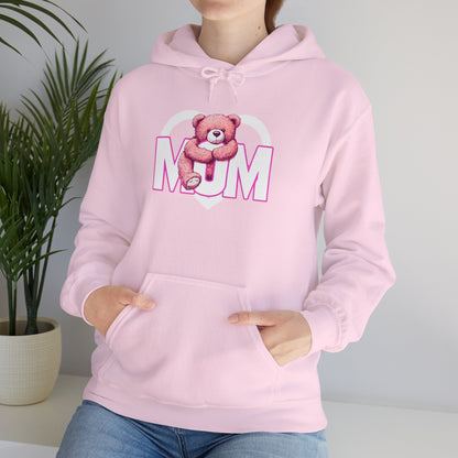 Cute Mum Bear Hoodie – Cozy Unisex Sweatshirt for Mother's Day