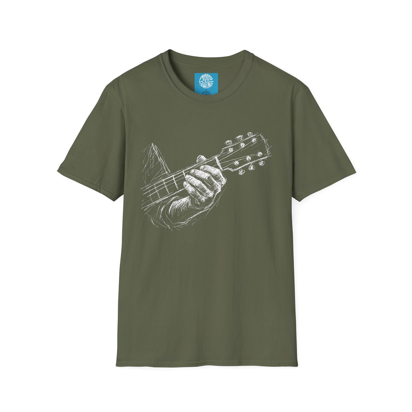 Guitar Hand T-Shirt — Vintage Acoustic Player Tee