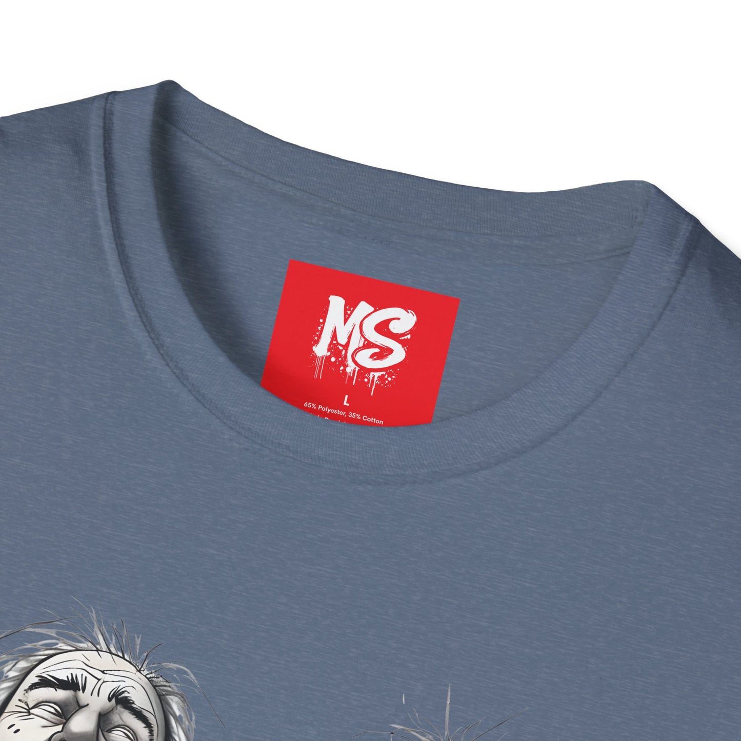 "TWO MEN WALK INTO A BAR" Unisex Softstyle T-Shirt - Graphic Tee for Bar joke fans