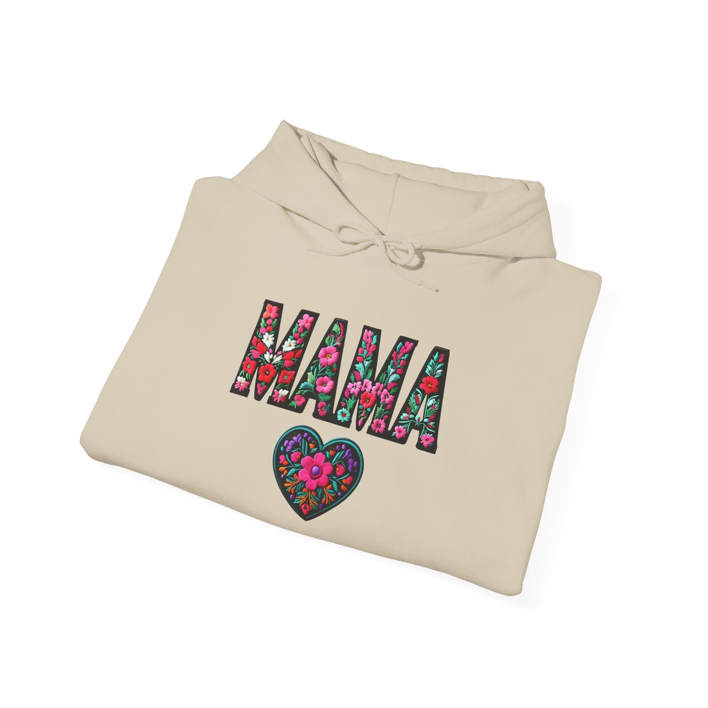Floral Mama Hoodie - Cozy Unisex Heavy Blend™ Sweatshirt for Moms