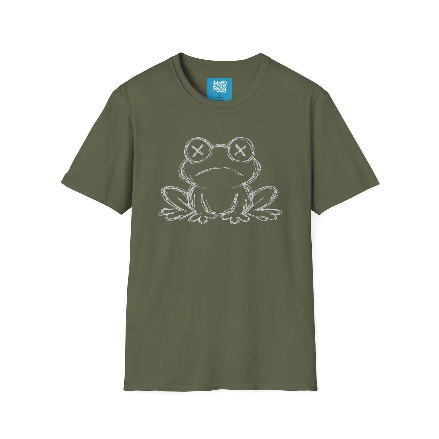Frog Sketch T-Shirt — Chalkboard Style Frog Graphic Tee