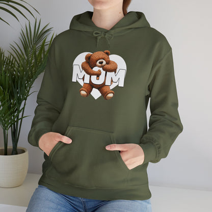 Cozy Mum Hoodie with Cute Bear Design
