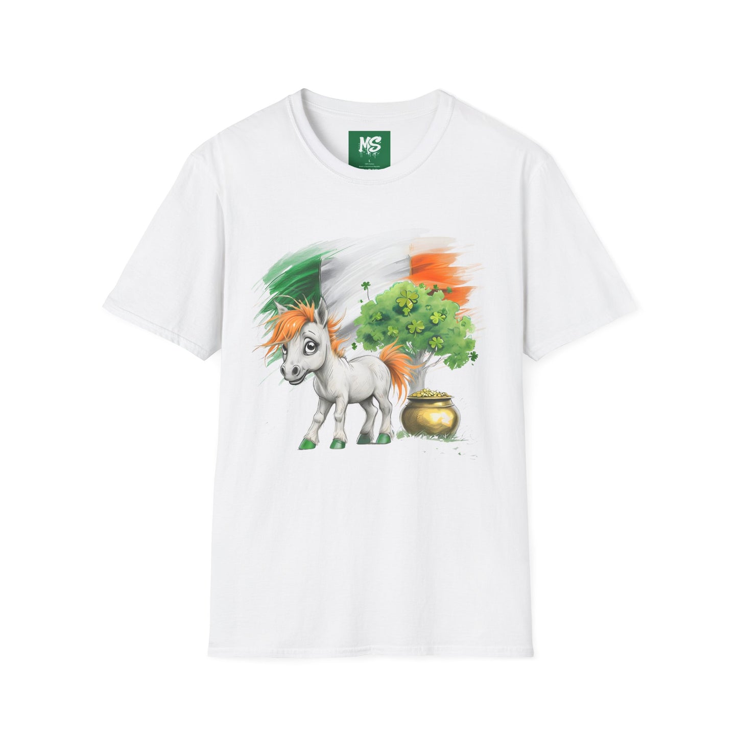 Irish Irish Pony Softstyle T-Shirt - St. Patrick's Day Apparel