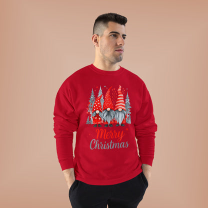Merry Christmas Gnome Elf Crewneck Sweatshirt