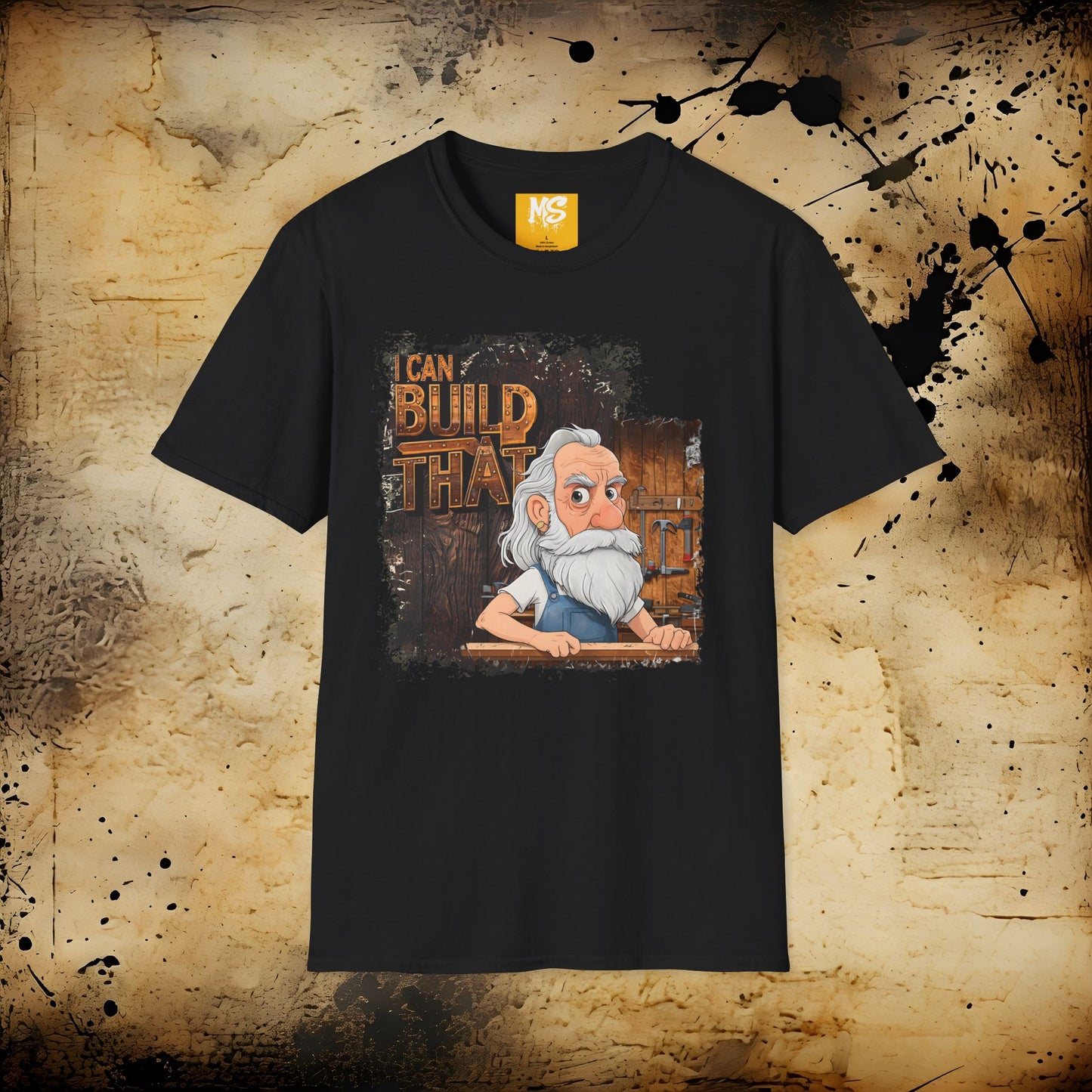 I Can Build That Unisex Softstyle T-Shirt – Perfect Gift for Builders and DIY Enthusiasts