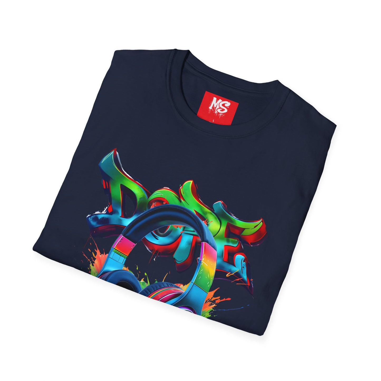 Vibrant DJ Graffiti T-Shirt for Music Lovers