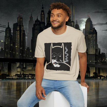 Cool Batman Graphic Unisex T-Shirt Smoking