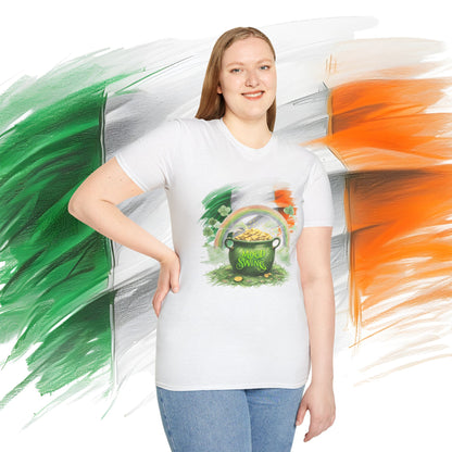 St. Patrick's Day Unisex Softstyle T-Shirt - Mood Swing Design