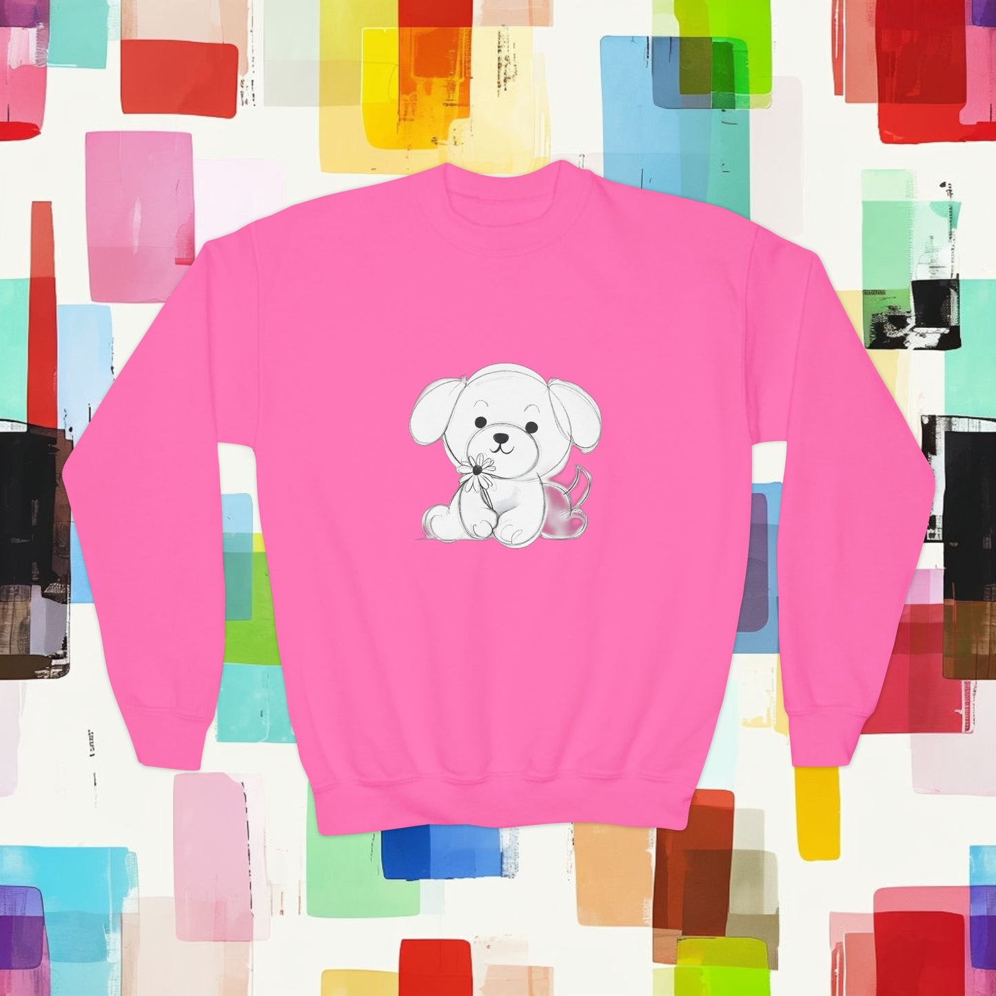 Copy of Youth Crewneck Sweatshirt Teddy Bear