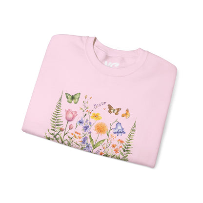 "Wildflower Whimsy" Unisex Heavy Blend™ Crewneck Sweatshirt