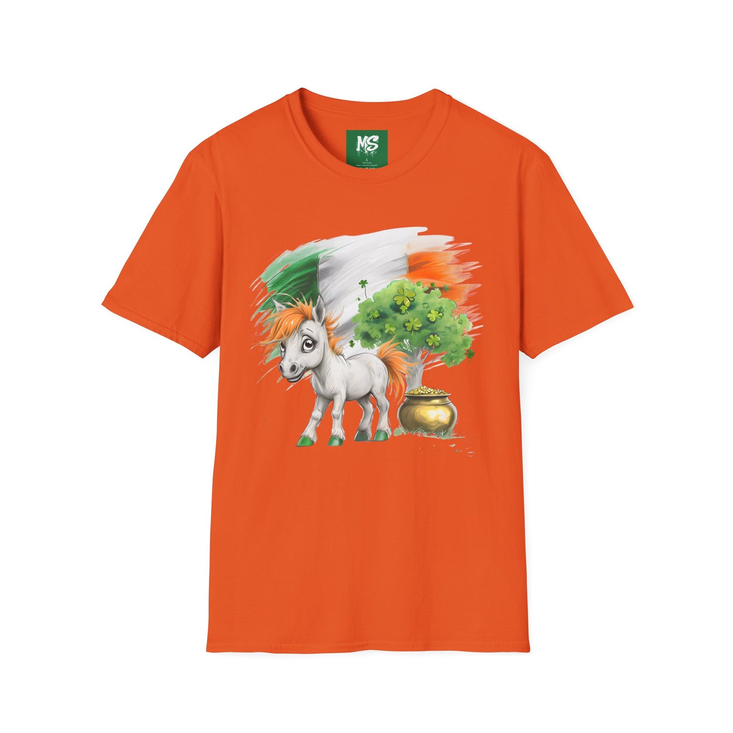 Irish Irish Pony Softstyle T-Shirt - St. Patrick's Day Apparel