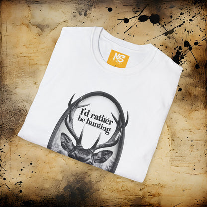 I'd Rather Be Hunting Unisex Softstyle T-Shirt