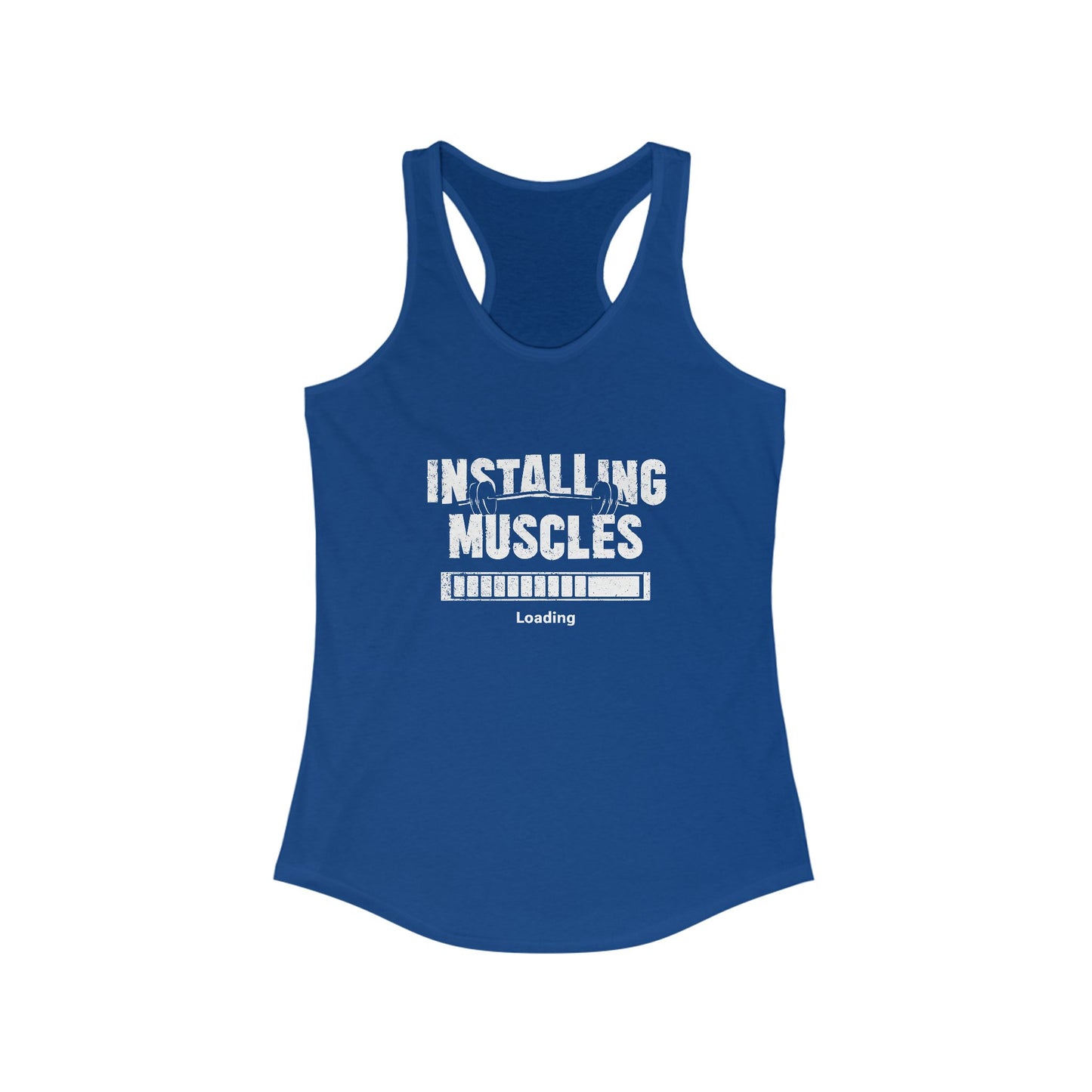 Installing Muscles Racerback Tank - Workout Top for Women
