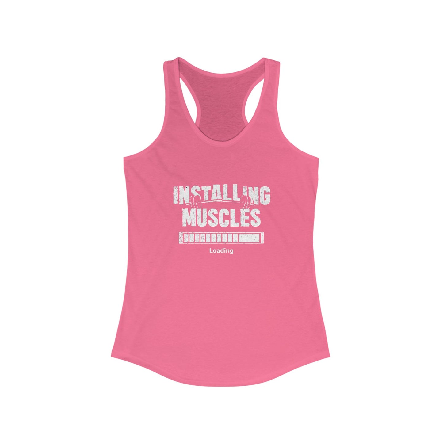 Installing Muscles Racerback Tank - Workout Top for Women