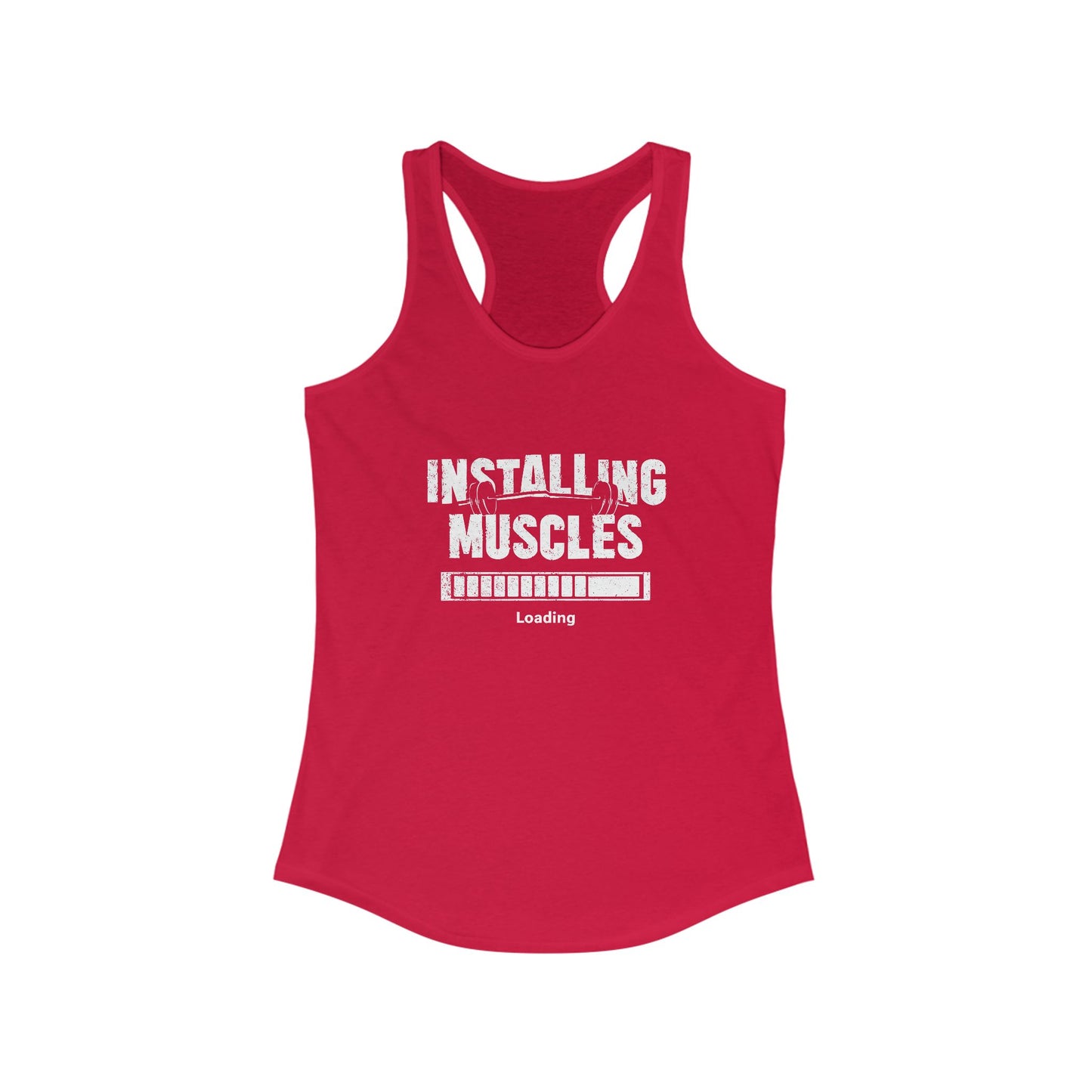 Installing Muscles Racerback Tank - Workout Top for Women