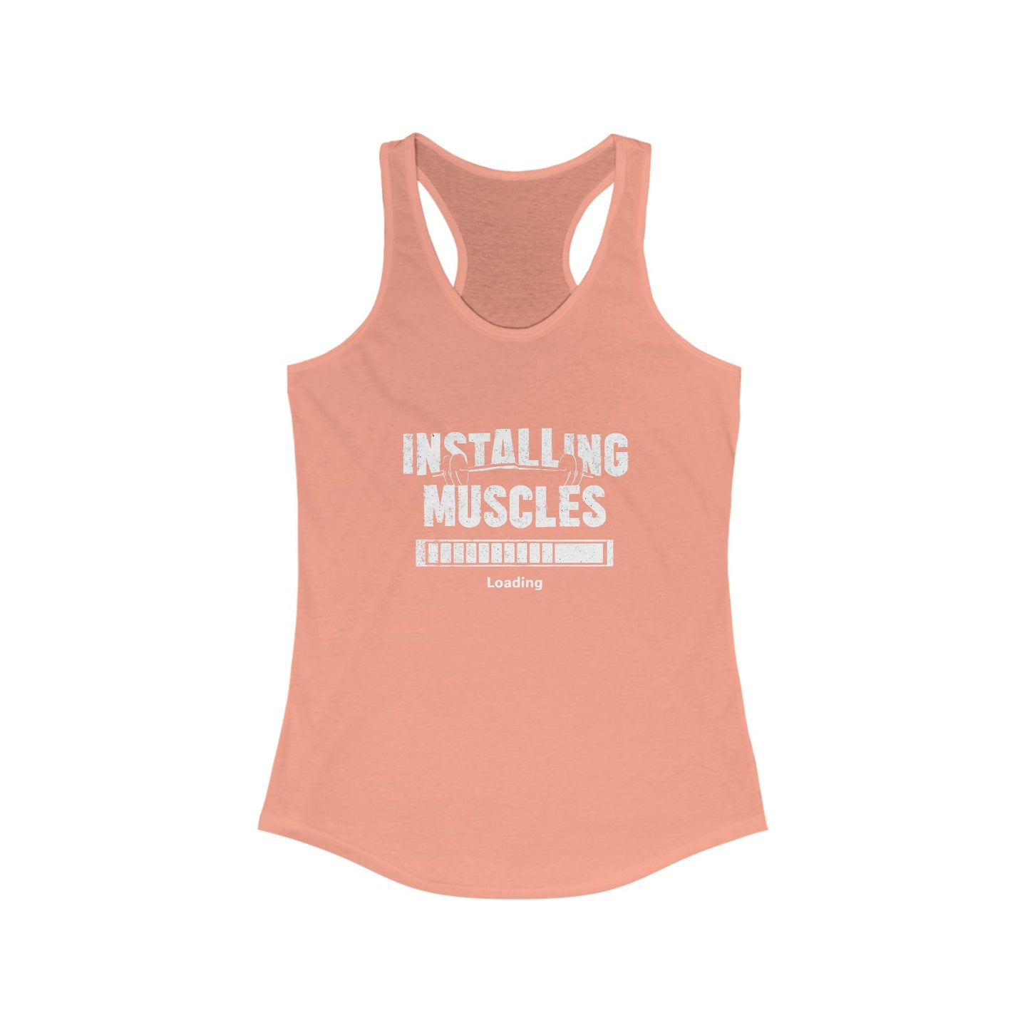 Installing Muscles Racerback Tank - Workout Top for Women